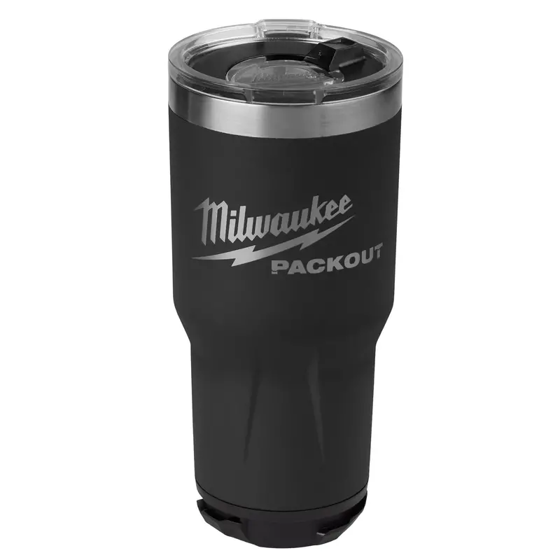 Milwaukee Packout 30-Ounce Vacuum-Insulated Tumbler (Model 48-22-8393B) 1