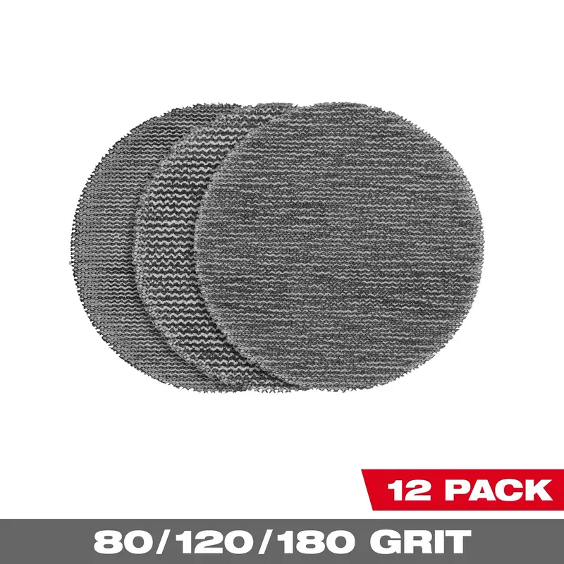 Milwaukee Powergrid 3" Mesh Sanding Discs – 48-80-6405 1