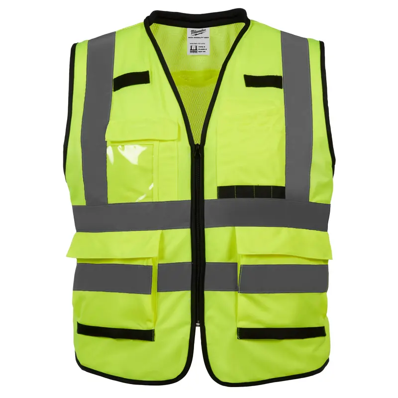 Milwaukee Premium Yellow Ansi/Csa Class 2 High-Visibility Vest – S/M (48-73-5041) 1