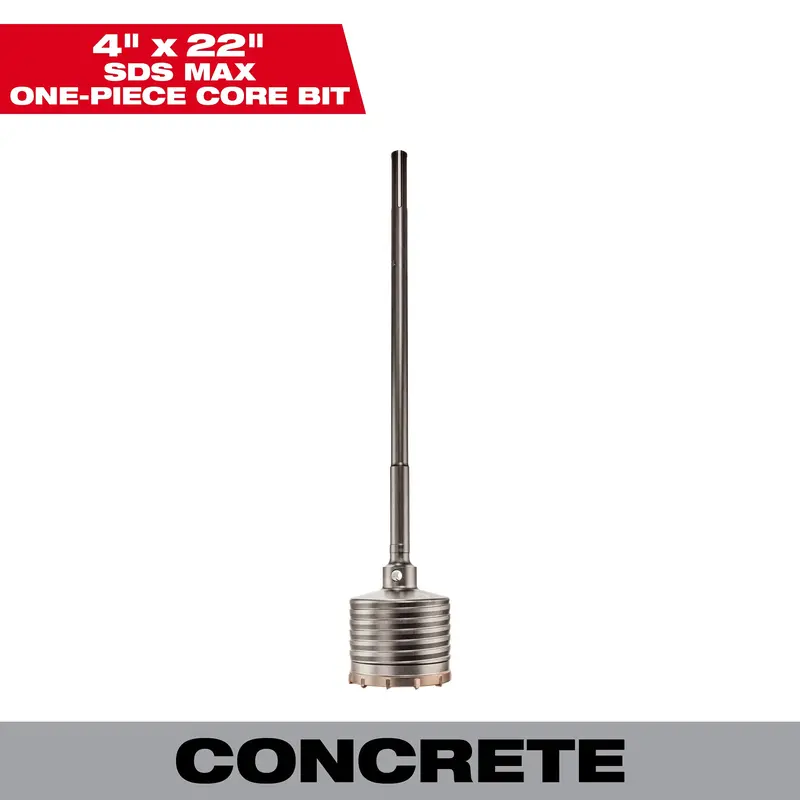 Milwaukee Sds-Max Core Bit – 5/8" Diameter, Model 48-20-5434 1
