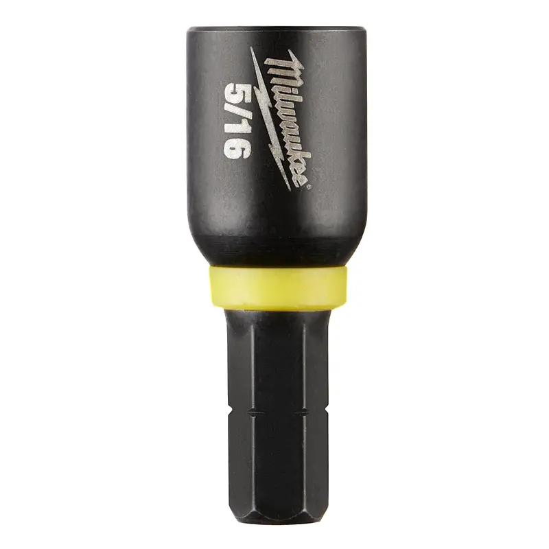 Milwaukee Shockwave 5/16" X 1" Insert-Style Impact-Duty Magnetic Nut Driver – Single Unit (49-66-4713) 1