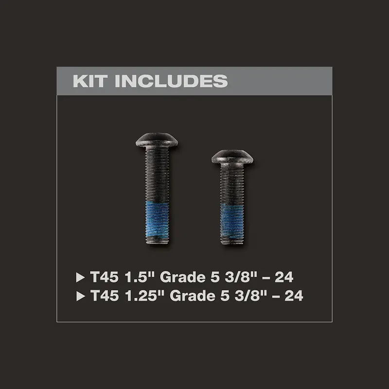 Milwaukee Stiletto Tibone & Trimbone Replacement Bolt Kit – Tib-Rb 1