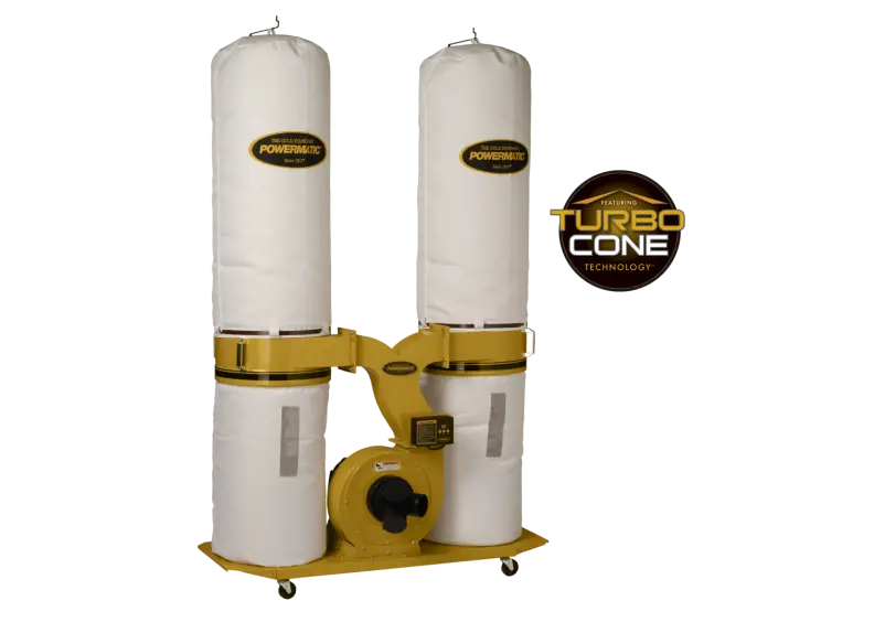 Powermatic Pm1900Tx-Bk1 30-Micron Bag Filter Dust Collector – 3Hp, 230V Single-Phase 1