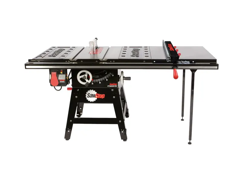 Sawstop Contractor 1.75Hp Table Saw Featuring 36" Professional T-Glide Advance Fence (Cns175-Atgp36) 1
