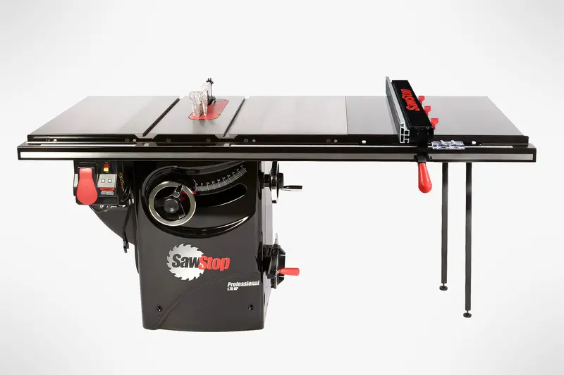 Sawstop Professional 1.75Hp Cabinet Saw With 36" T-Glide Advance Rip Fence & Rails (Pcs175-Atgp36) 1