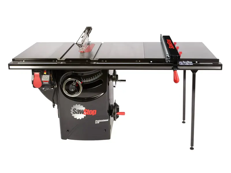 Sawstop Professional 3Hp Cabinet Saw With 36" T-Glide Advance Rip Fence & Rails (Pcs31230-Atgp36) 1