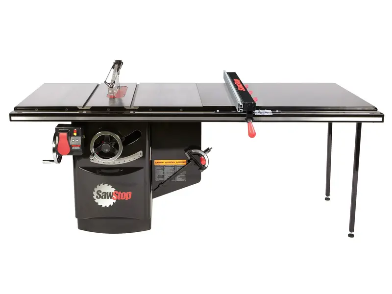 Sawstop Professional 3Hp Cabinet Saw With 52" T-Glide Advance Rip Fence & Extension Table (Pcs31230-Atgp52) 1
