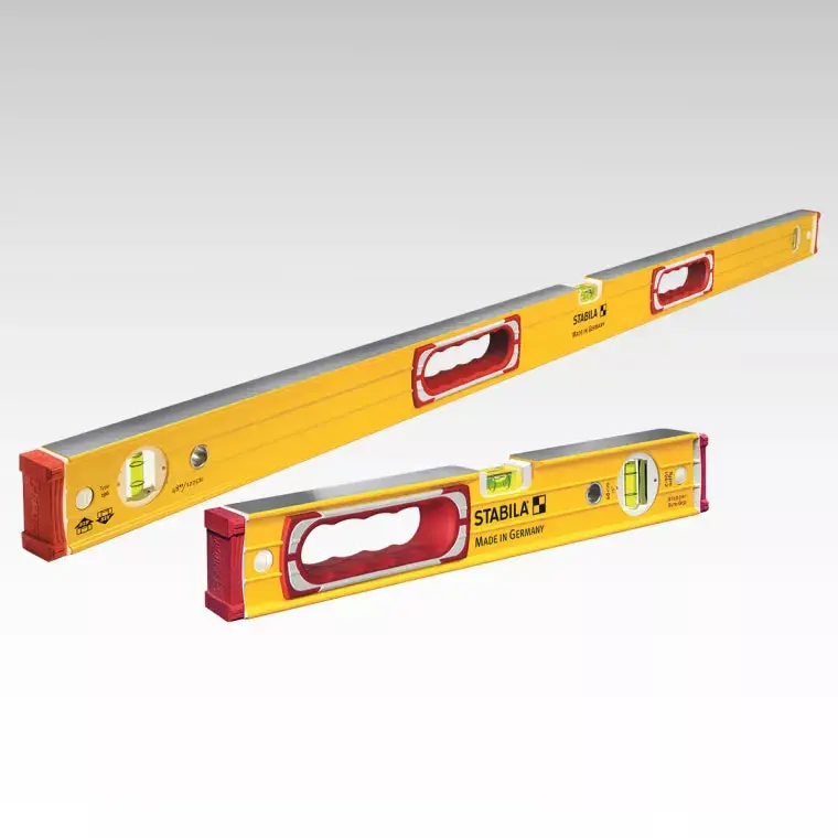Stabila Type 196 Combo Set – 48-Inch And 16-Inch Heavy-Duty Aluminum Levels 1