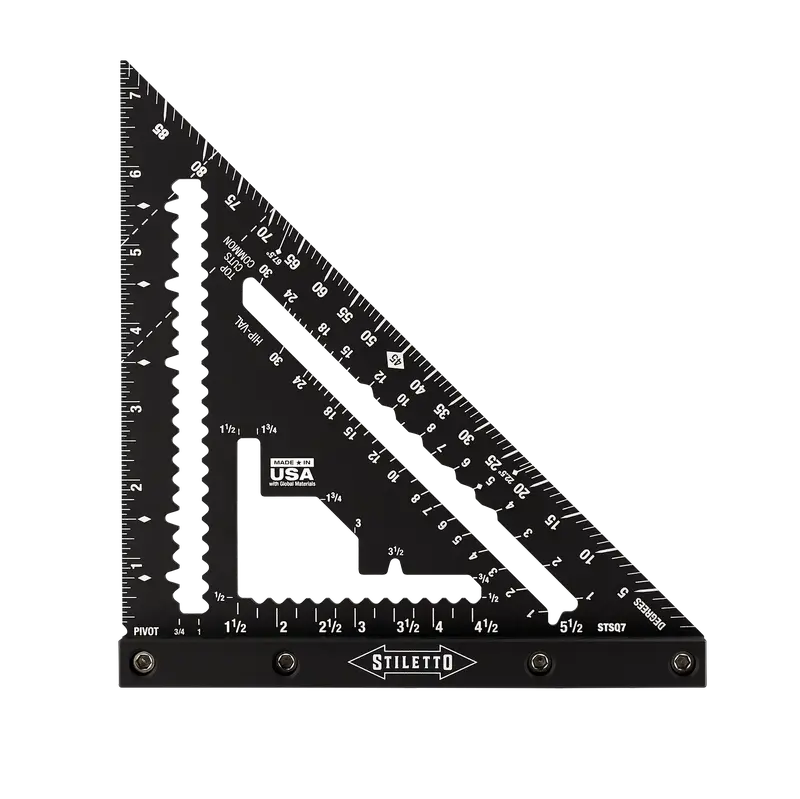 Stiletto Stsq7 7-Inch Carpenter’S Square – Precision Layout And Framing Tool 1