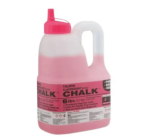 Tajima Pink Fluorescent Micro Chalk Powder – 6 Lb Refill 1
