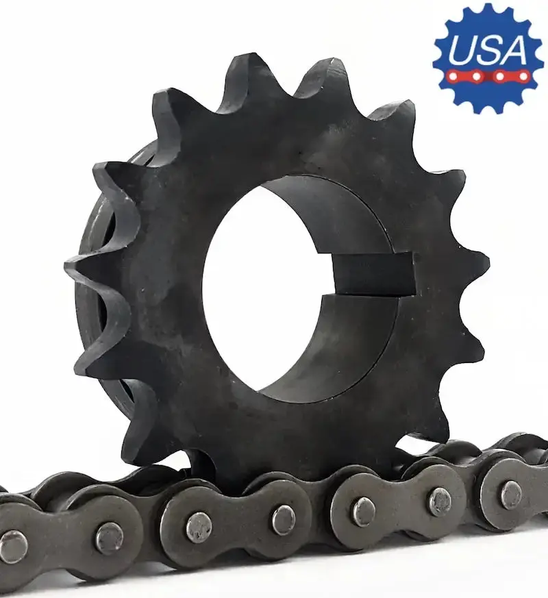 Taper-Bushed H80P14 Sprocket For Easy Installation And Removal 1