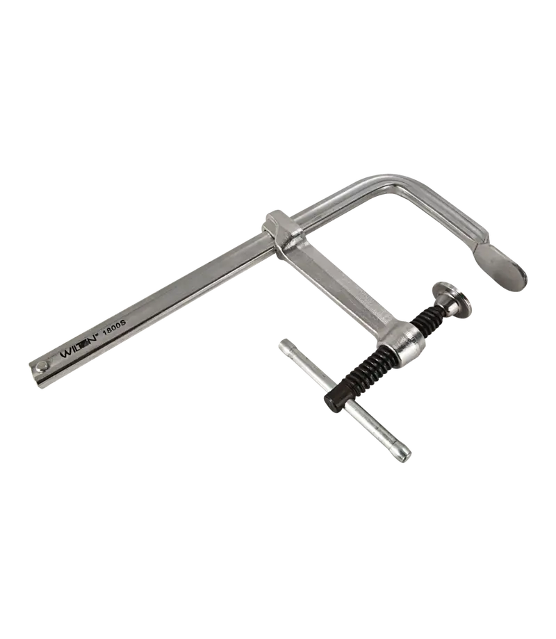 Wilton 8-Inch Regular-Duty F-Clamp For Medium-Load Applications (Model 1800S-8) 1