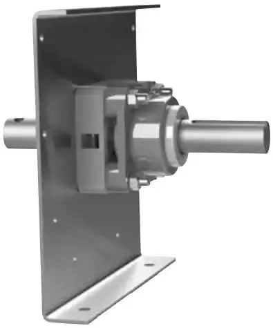 109 Trough End Assembly — Compatible With 9" Screw Conveyors & 1-1/2" Chevron Rollers 1