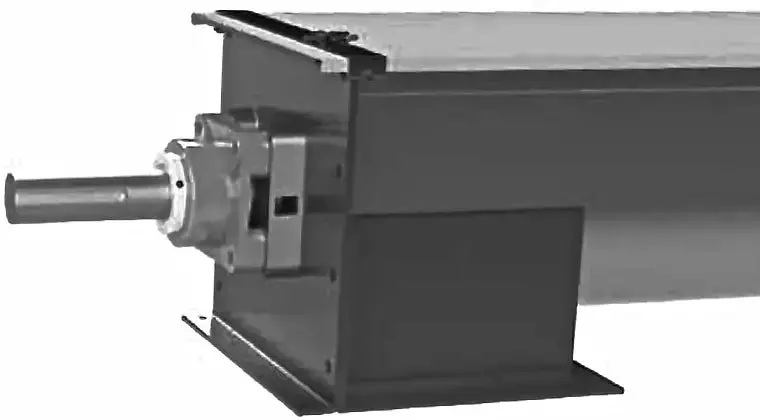 16" Screw Conveyor With Flush-End Discharge Configuration 1