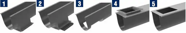 18" Screw Conveyor Discharge Spout – Model 342-1054, No Hand Slide 1