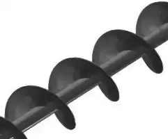 18H610 Left-Hand 18" Diameter Conveyor Screw – 11' 9" Length 1