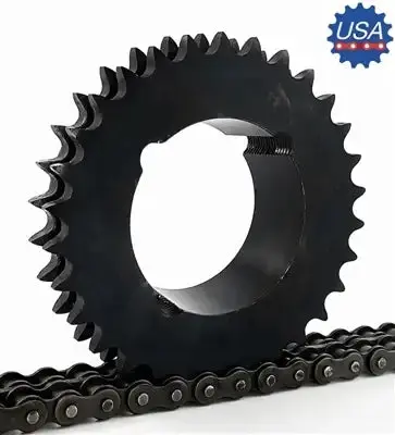 D35Btb32 Taper-Bushed Sprocket – 35 Tooth, Ansi #35 Chain 1