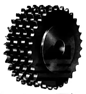 F200C45 Four-Strand Sprocket — Compatible With F200B45 Chain Systems 1
