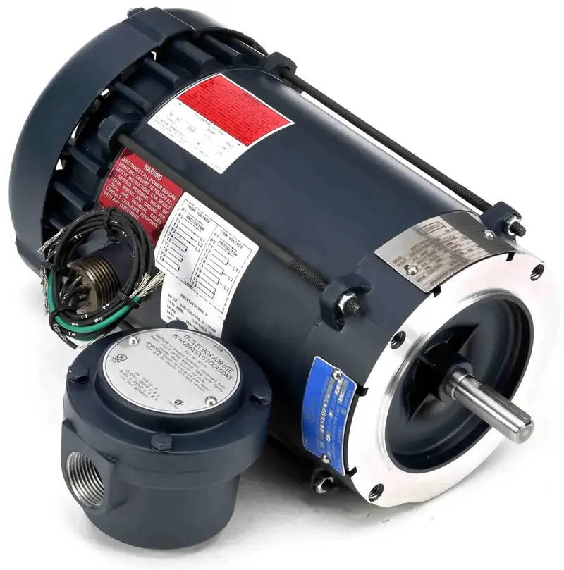 Leeson 2 Hp Hazardous Location Motor — Frame 56J 1