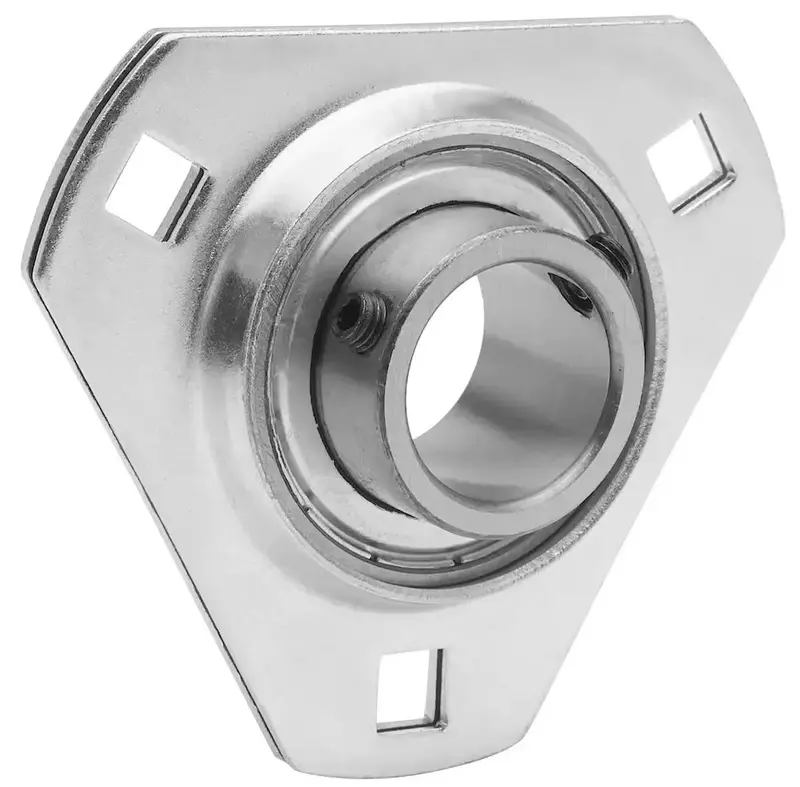 Sbpft206-18 Stamped Steel Flange Bearing – 3-Bolt, 1-1/8-Inch Shaft Size 1