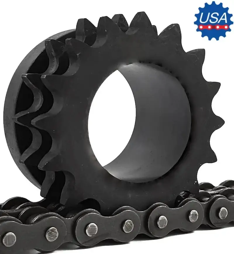 Taper-Lock Sprocket D40P20H – 40-Tooth, 20-Hub Bore 1